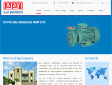 Tablet Screenshot of ajayengineers.com